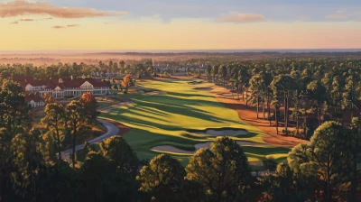 Dawn at Pinehurst No. 2