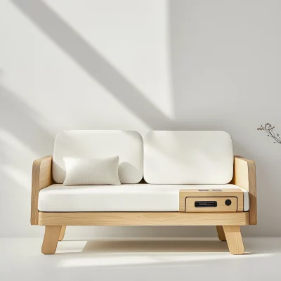 Scandinavian Minimalist Couch