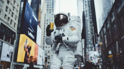 Astronaut in the City