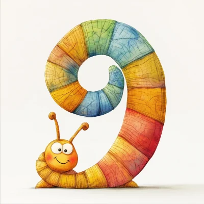 Colorful Snail Number 9