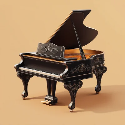 Vintage Grand Piano