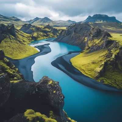 Beautiful Iceland Landscape