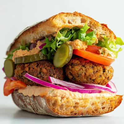 Sourdough Falafel Sandwich