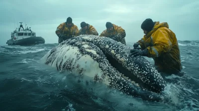 Fishermen and Whale