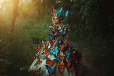 Medieval Butterfly Costume