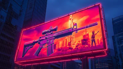 Neon Billboard Display