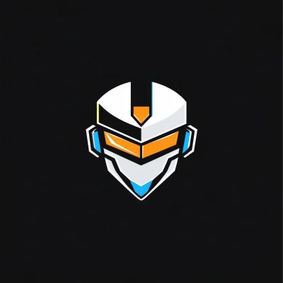 Minimalist Robot Logo