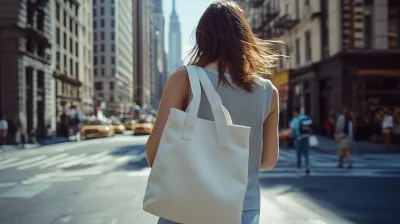 Woman Strolling in NYC