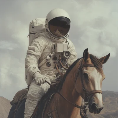 Astronaut on a Horse