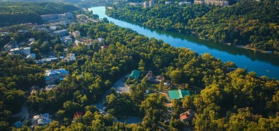 Aerial View of Sevastopol Forest