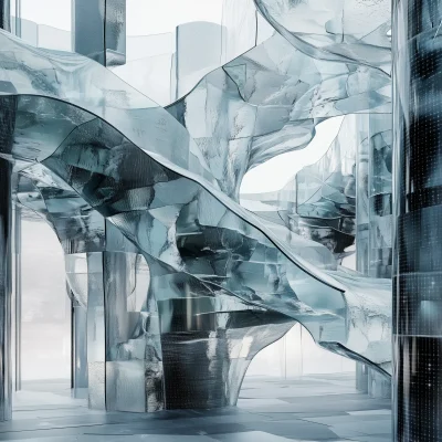 Futuristic Glass Architecture