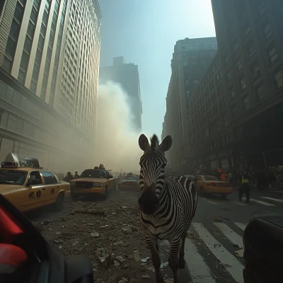 Zebra in the City