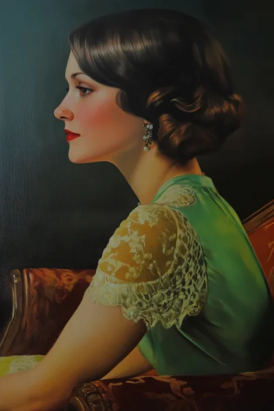 Elegant 1920s Portrait