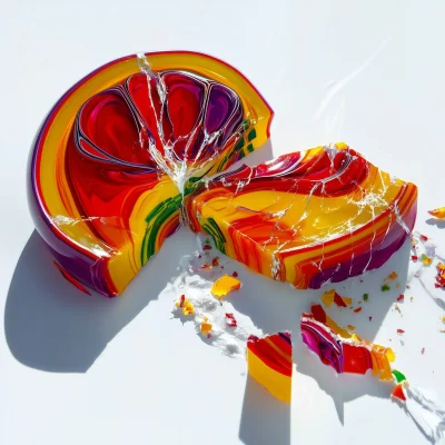 Colorful Broken Candy