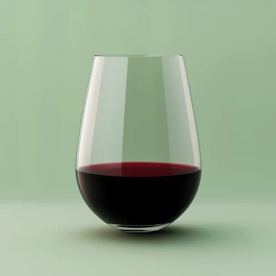 Elegant Wine Tumbler Composition