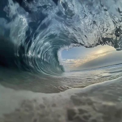 Inside the Ocean Wave