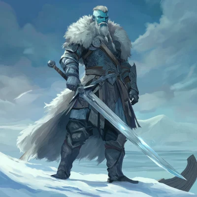 Viking Paladin Character Art