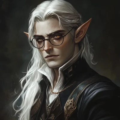 Classy Male Elf Vampire