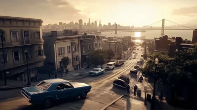 San Francisco Skyline 1965