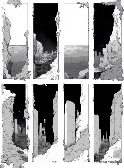 Seaside Cliff Storyboard Concept