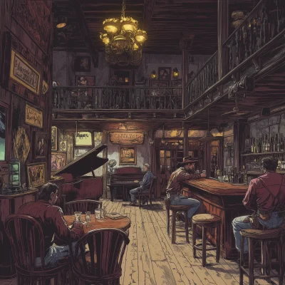 Old Western Saloon