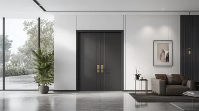 Elegant Double Door Display