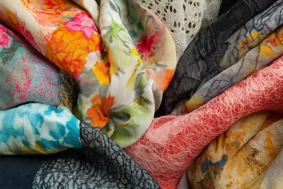 Colorful Fabric Close-up