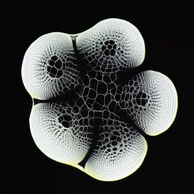 Microscopic View of Plant Cells