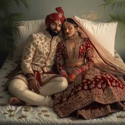 Indian Wedding Couple