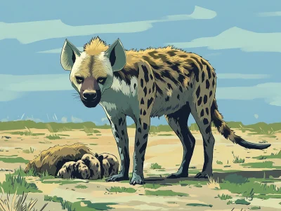 Striped Hyena Encounter