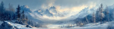 Faery Snow Mountains