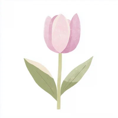 Cute Tulip Illustration