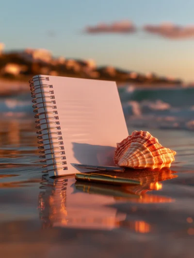 Notebook by the Shore