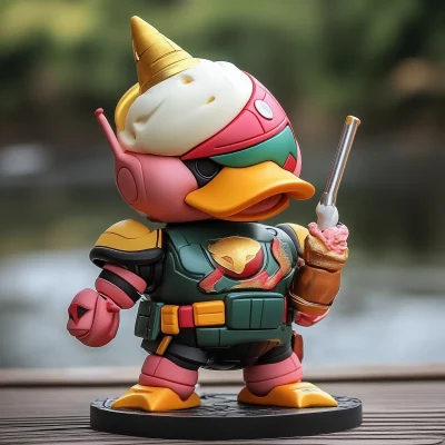 Ice Cream Gundam Duck