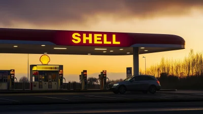 Early Morning at Shell Station