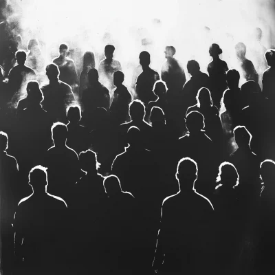 Silhouettes in the Crowd