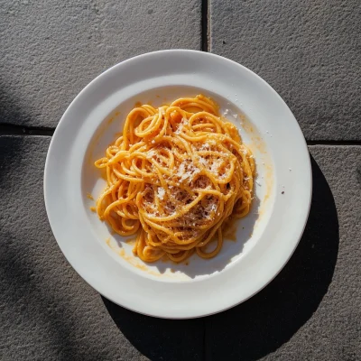 Pasta on the Streets of Milan