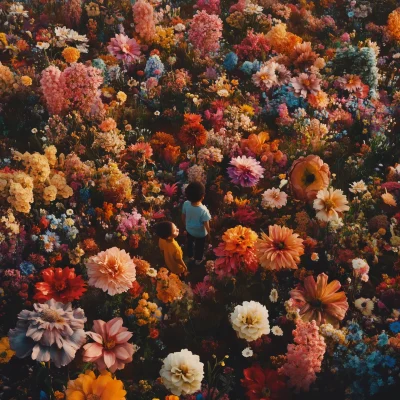 Surreal Floral Wonderland