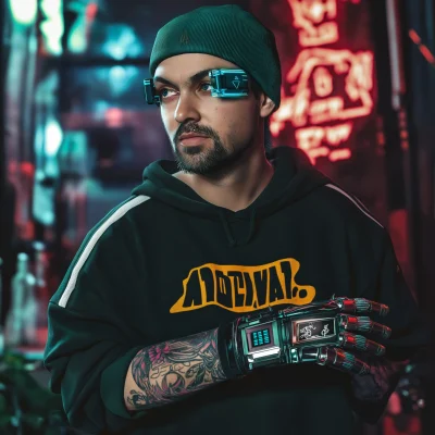 Cyberpunk Tattoo Artist