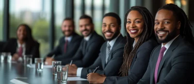 Business Meeting Smiles