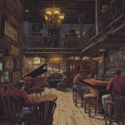 Old Western Saloon