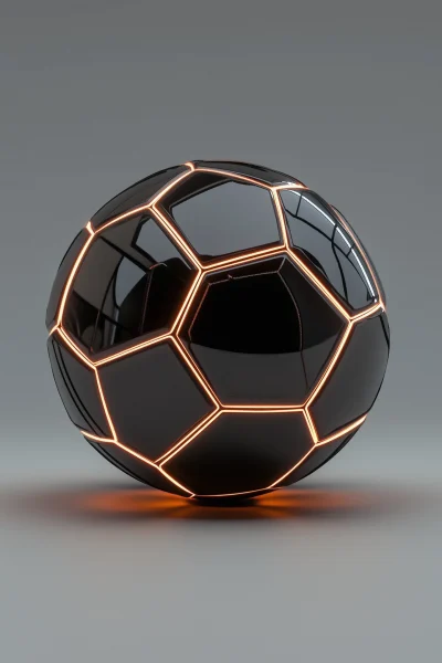 Futuristic Soccer Ball