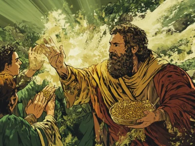 Moses and the Manna