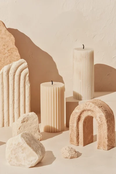 Textured Architectural Candles