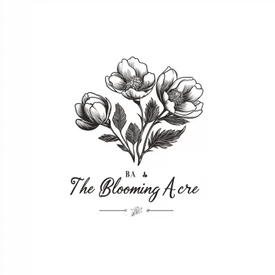 Elegant Flower Shop Logo