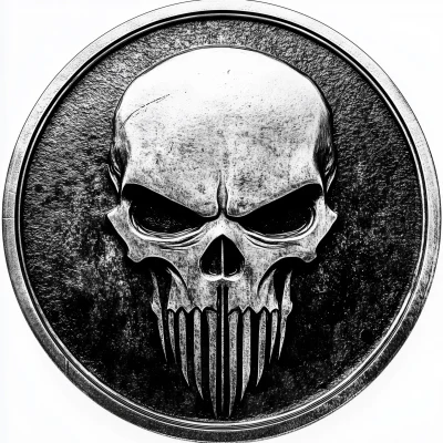 Modern Punisher Coin Design