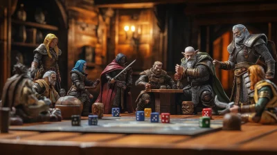 Tavern Table DnD Session