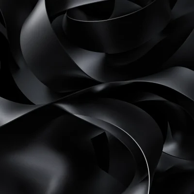 Abstract Black Shapes