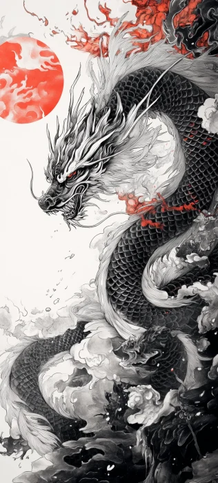 Traditional Japanese Dragon