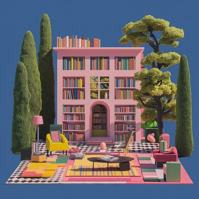 3D Library Model